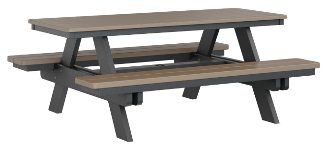 Berlin Gardens Rectangular Picnic Table, Picnic Tables & Benches, PRPT2872|  Back Home Leisure Furniture