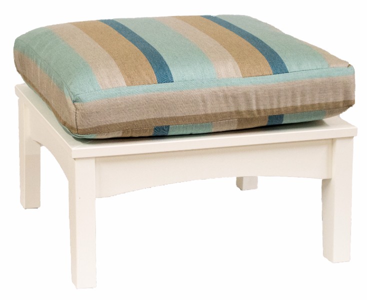 Berlin Gardens Classic Terrace Ottoman (Fabric Group C)